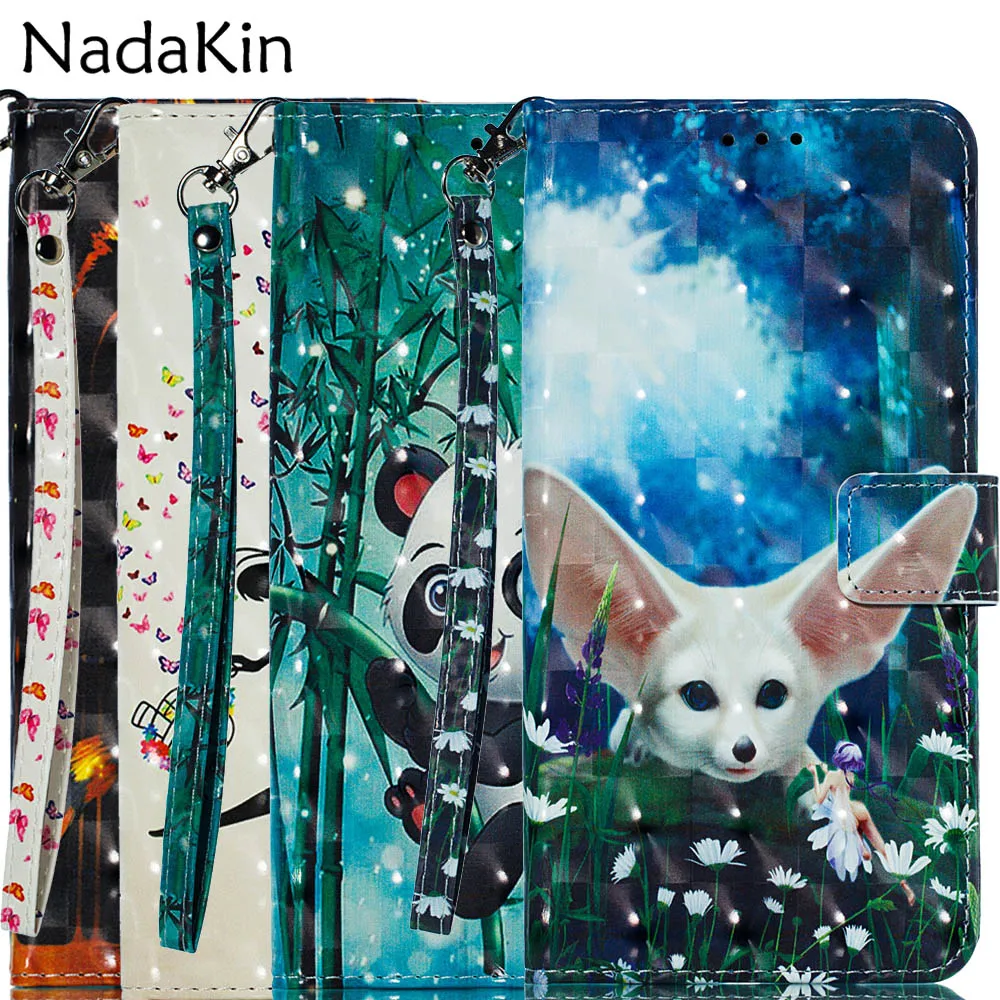 

3D Vision Painted Wallet Book Phone Case for Xiaomi Redmi Note 6 Pro Leather Cover Shell With Card Money Slots for Redmi 6