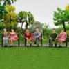 Evemodel P4302 50pcs O Scale all Seated 1:43 Painted Figures Passengers Model Railway Layout 3