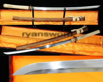 

HIGH QUALITY 1095 CARBON STEEL+FOLDED STEEL JAPANESE SAMURAI KATANA SWORD