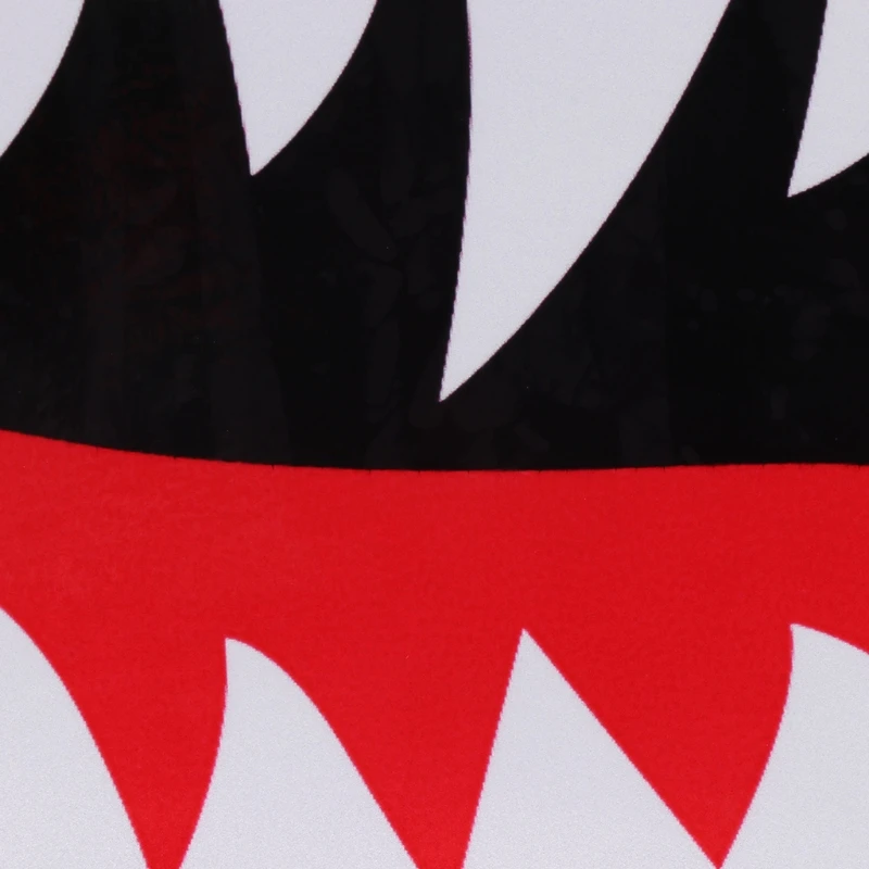 

2 Pcs Flying Tigers Shark Teeth A-10 Warthog Decals Stickers Warhawk Fighter Jet