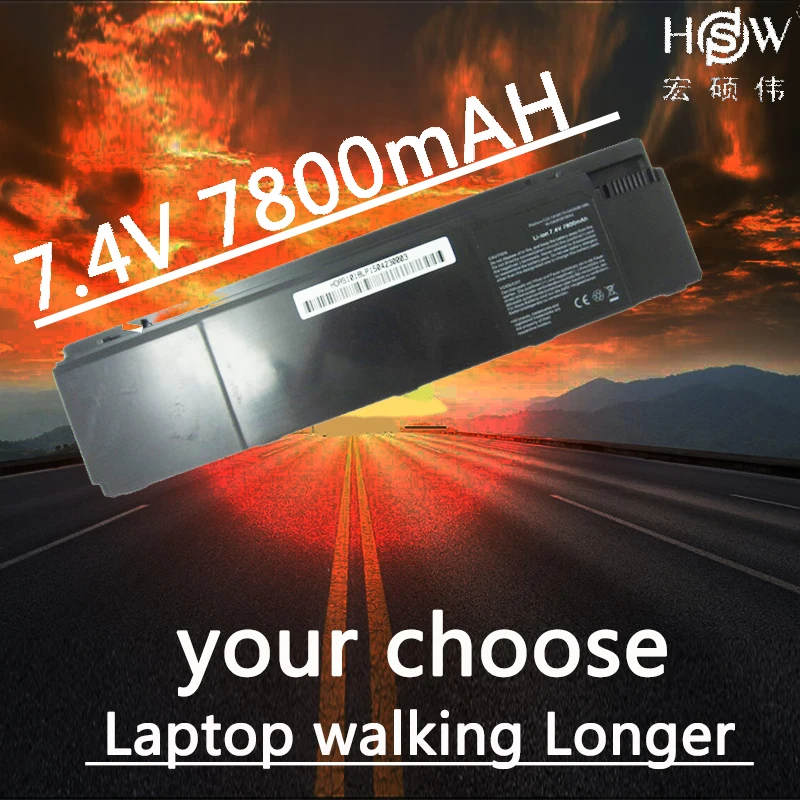 

HSW 7.4V 7800MAH C22-1018P OEM laptop battery for Asus 70-OA282B1000, 70-OA282B1200, 90-OA281B1000, C22-1018P, Eee PC 1018