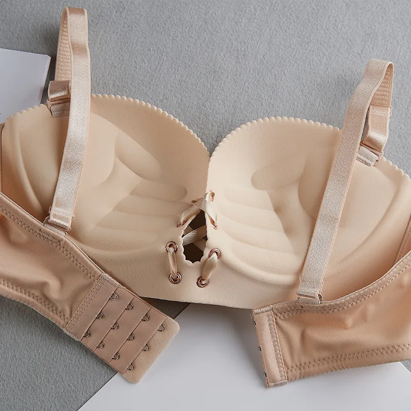 Buy Cross Ties Pull Me Push Up Bra Cleavage Massage