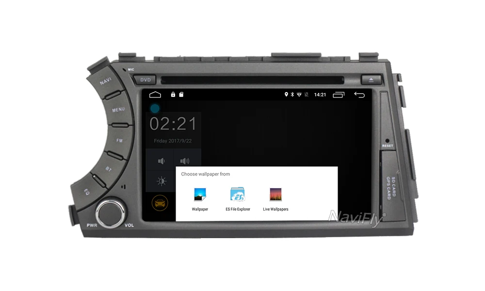 Sale NaviFly 4G LTE Android 7.1 quad core car radio gps for Ssang Yong SsangYong Kyron Actyon 2005-2013 car stereo head unit 13
