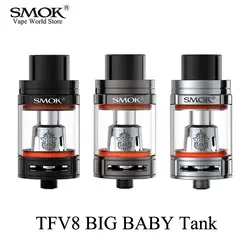 Электронная сигарета распылитель smok tfv8 большой ребенок бак жидкостью VAPE ручка коробки mod вапоризатора электронная сигарета распылитель 510