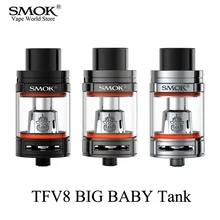 Electronic Cigarette Atomizer SMOK TFV8 BIG BABY Tank Vape Pen Box Mod Tank Vaporizer E Cigarette Atomizer 510 Thread Tank S043