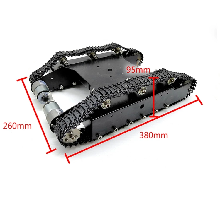 Металлический Радиоуправляемый Танк шасси умный робот шасси KT100 с 37# моторы W/O Холла энкодера готовой для DIY