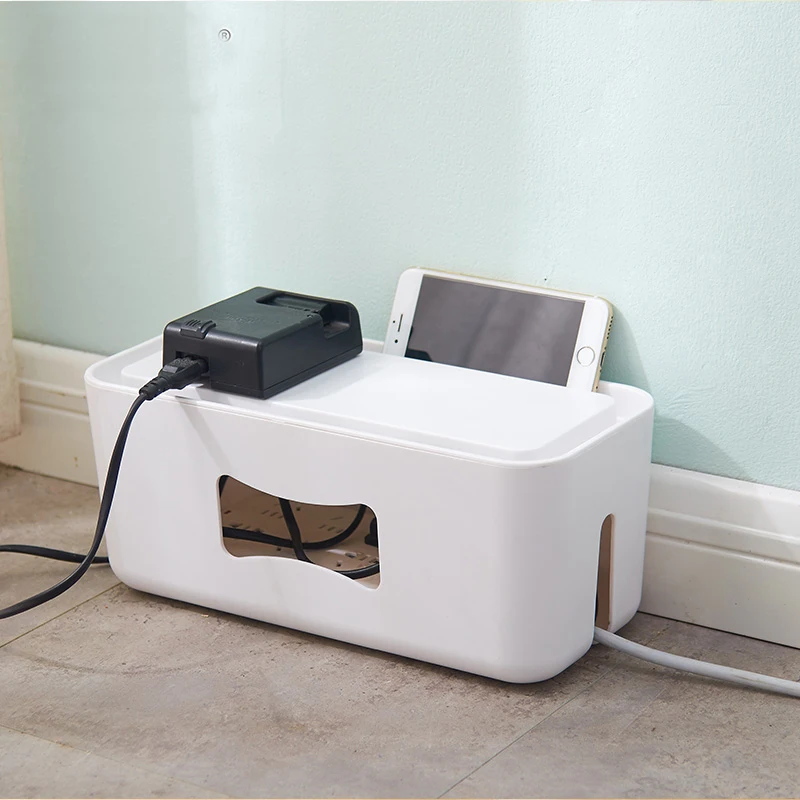 

HS040 Creative Visual heat sink plug wire power line receiving box power line socket data line storage box 32*15*14.2cm