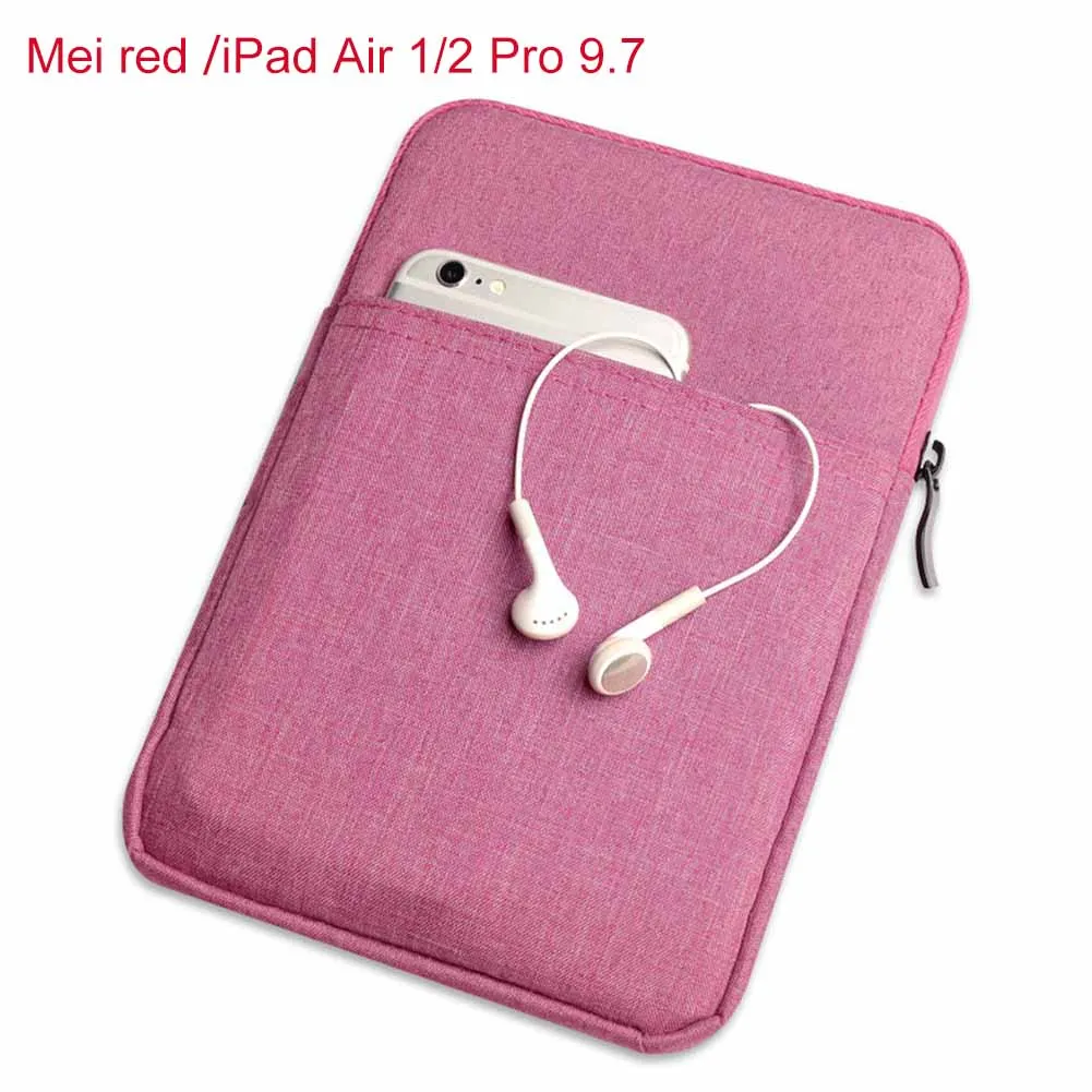 red iPad Air 1 2 Pro Противоударный чехол для планшета толстый чехол для iPad Mini 1 2 3 4 iPad Air 1/2 Pro 9,7 дюймов OH66 - Цвет: red iPad Air 1 2 Pro