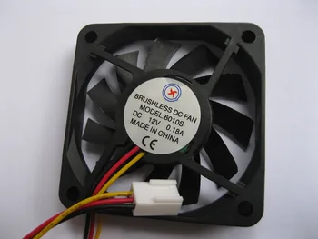 

10 pcs Brushless DC Cooling Fan 11 Blade 12V 6010S 60x60x10mm 3 Wires