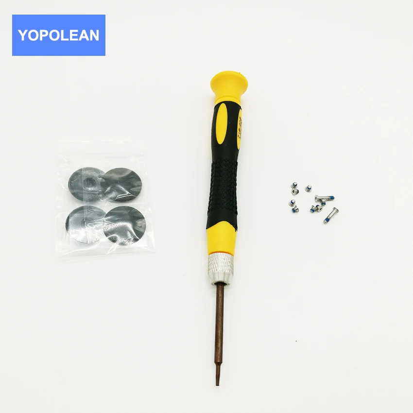 

New For A1369 A1370 A1465 A1466 Rubber Bottom Case Cover Feet Foot Kit +SCREWS Set+TOOL for Macbook Air 11" 13"