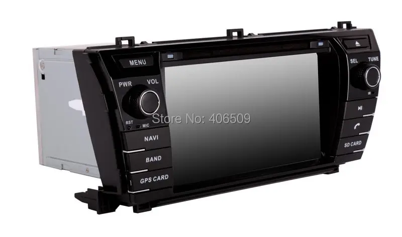 Best Android 7.1 Car GPS Navigation DVD for Toyota Corolla 2013 2014 with Radio Bluetooth SD USB MP3 WiFi Video Stereo 4Core+2G RAM 5