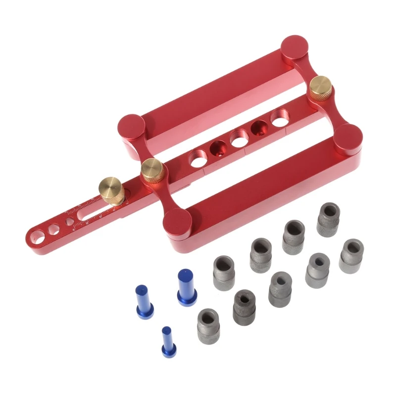 

Self Centering Dowelling Jig Metric Dowel 6/8/10mm Drilling Tools Woodworking