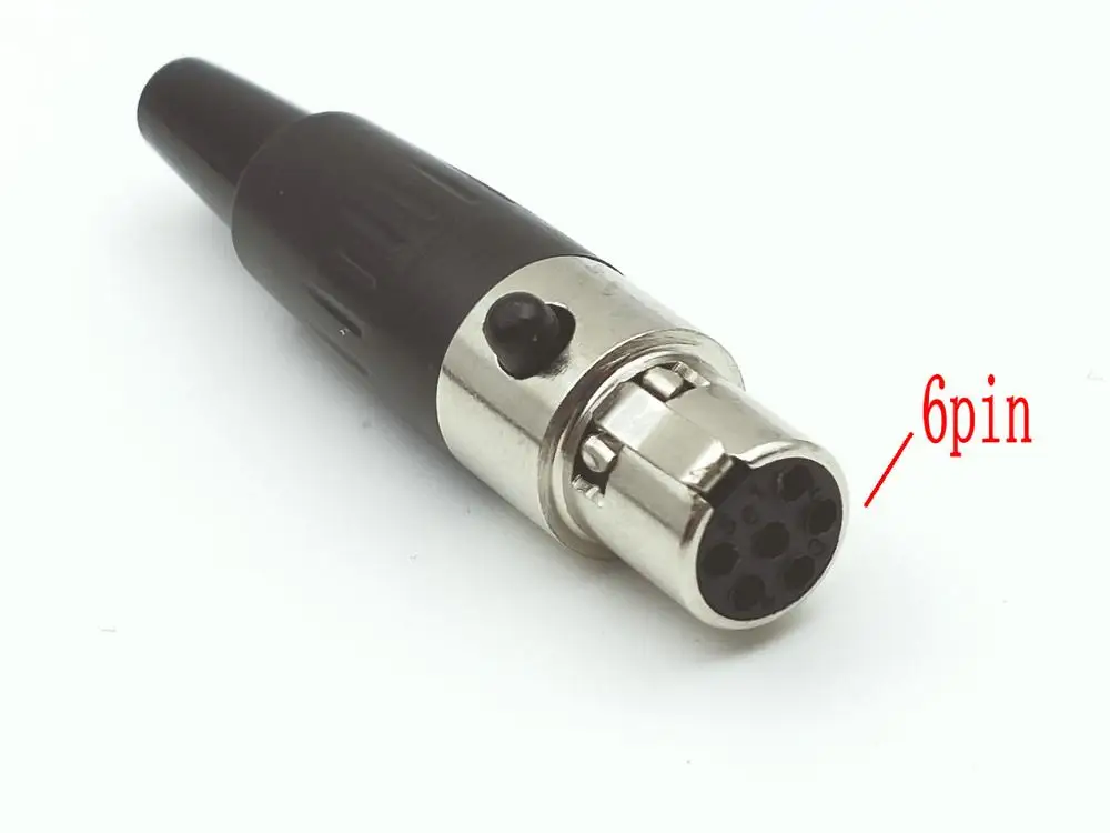 100 шт. мини XLR разъем для аудиомикрофона 3pin 4pin 5pin 6pin|Соединители| |