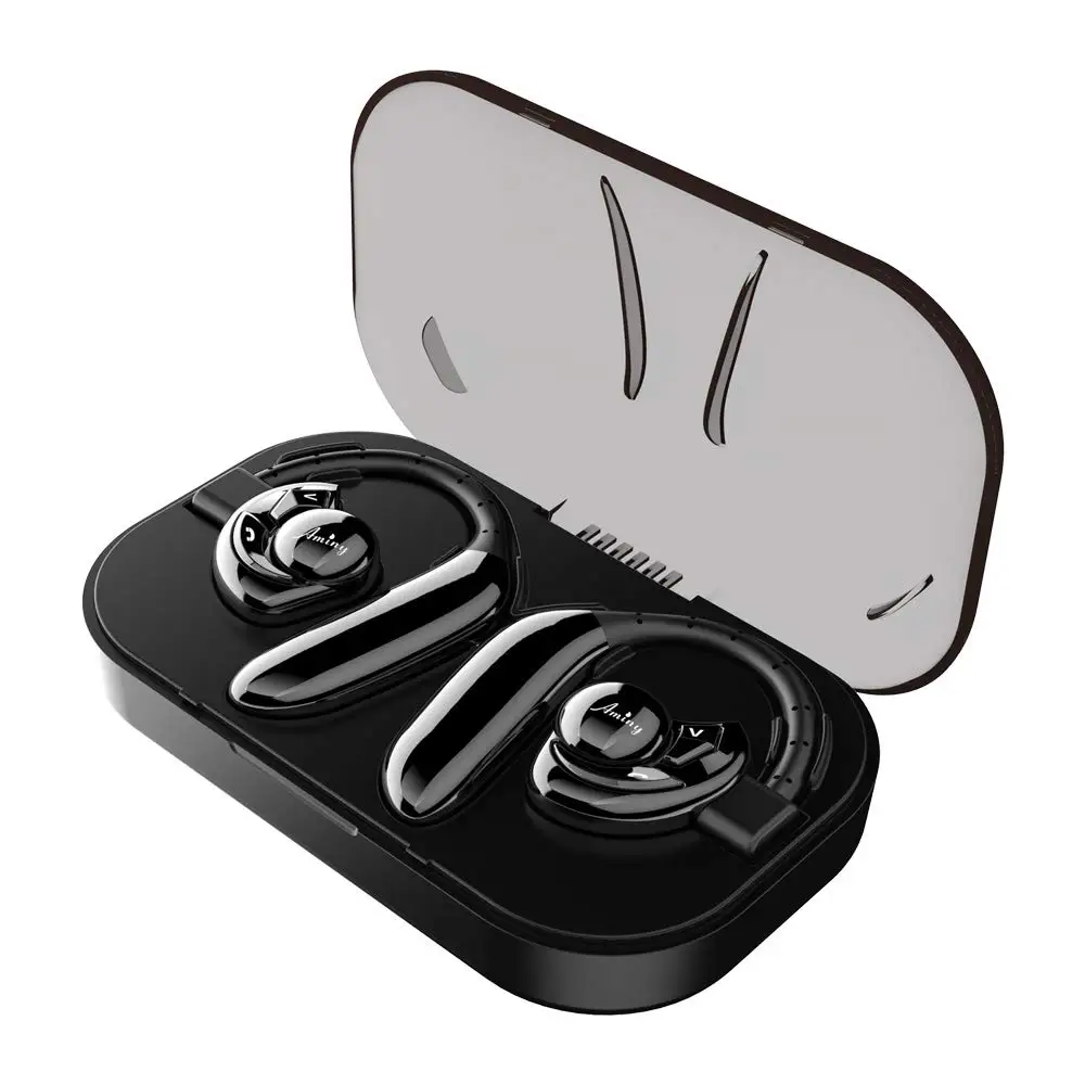 Aminy, беспроводная bluetooth-гарнитура IPX6, Спортивные Беспроводные наушники с защитой от пота, 3D стерео звук, музыка, bluetooth наушники для телефона