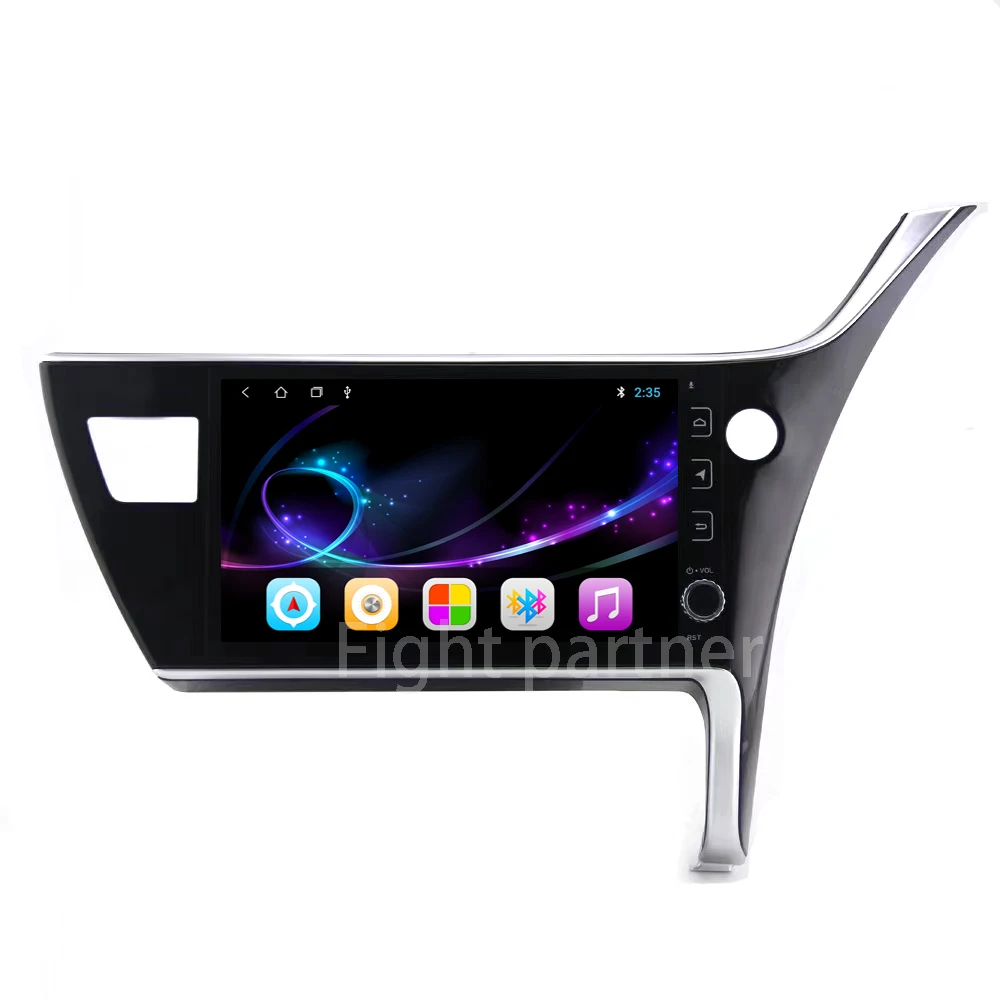 Perfect Individuality 2.5D 10.2inch Android 8.1 Car dvd player for Toyota Corolla Altis 2017  Right Hand Drive GPS Navigation Radio BT 0