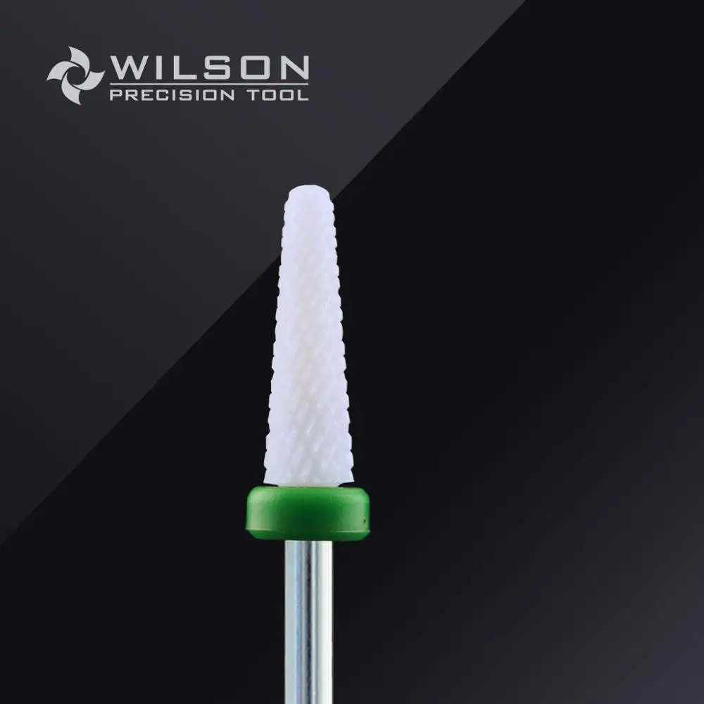 4,00 мм конус бит-Уилсон Белый керамический сверло для ногтей(6100364 6100365 6100366 6100367
