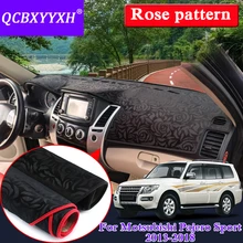Автомобильный Стайлинг для Mitsubishi Pajero Sport 2013- LHD& RHD розовый узор коврик на приборную панель Защитная внутренняя накладка тент подушка
