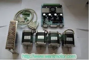 

Cheap CNC! Wantai 4 Axis Nema 23 Stepper Motor 57BYGH603 290oz-in+4 Axis Driver Board TB6560 CNC Cut Embroidery Mill Engraving