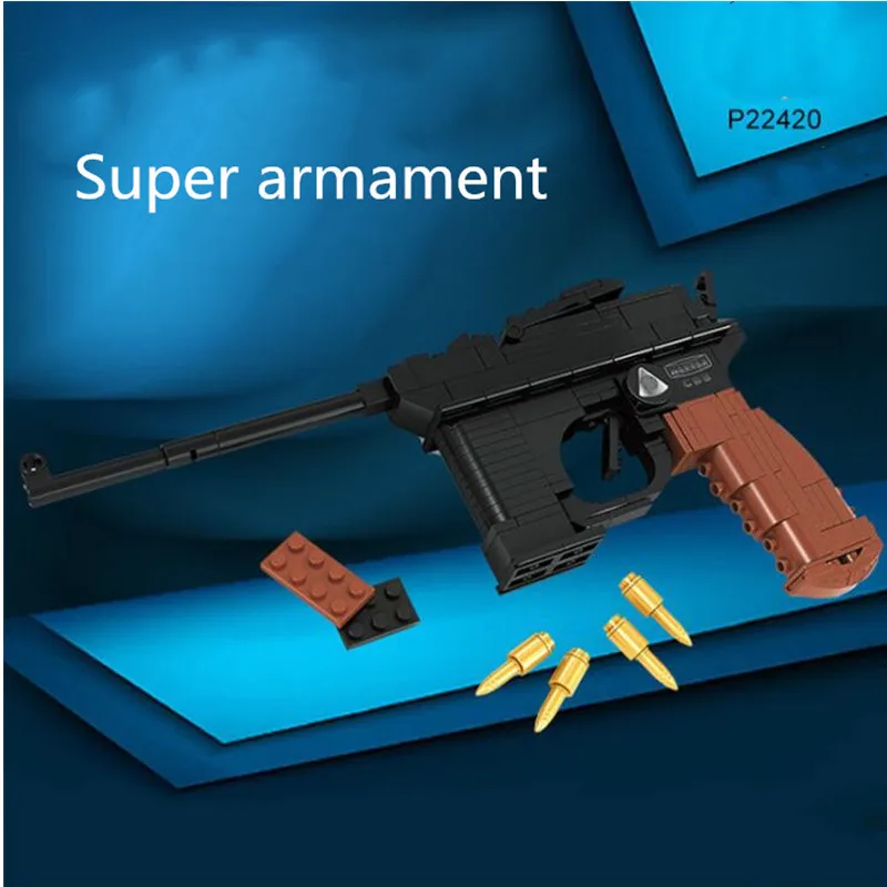 SWAT снайперская винтовка пистолет Desert Eagle наборы строительные блоки детские