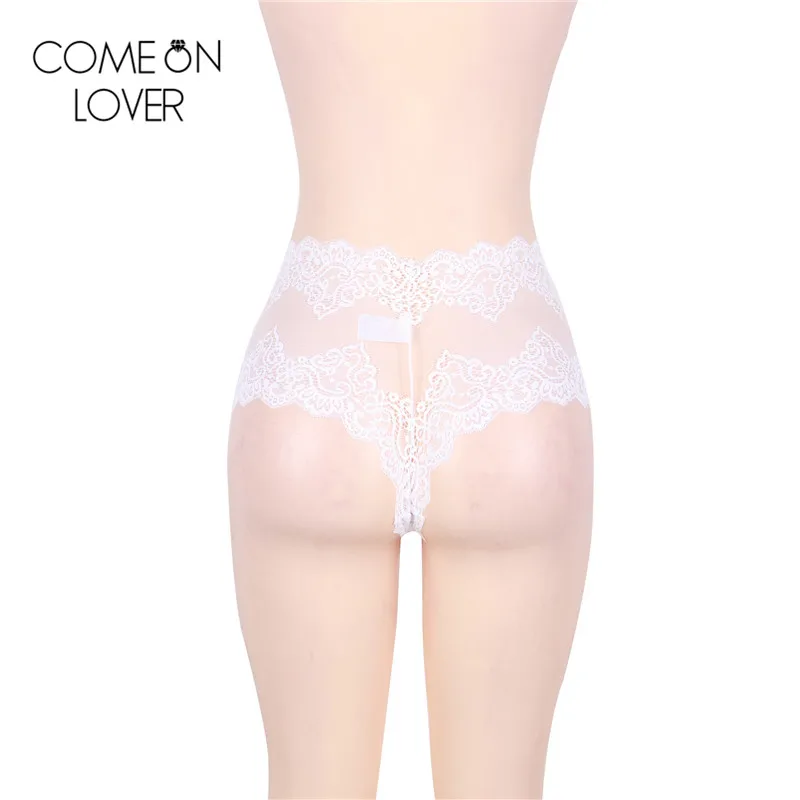 Кружевные трусики Comeonlover с высокой талией горячие прозрачные для женщин дышащие