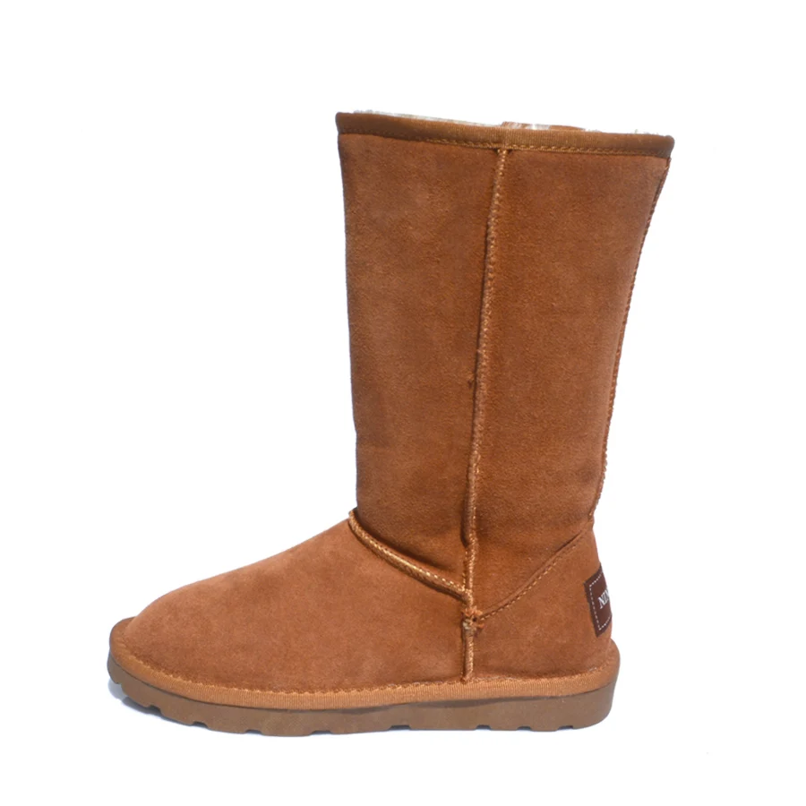 Женские зимние сапоги до колена из натуральной кожи|snow shoes women|boots snowwinter boots snow |