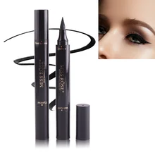 Miss Rose профессиональный женский карандаш для подводки глаз для макияжа, Быстросохнущий Водонепроницаемый Карандаш для глаз черного цвета с печатью