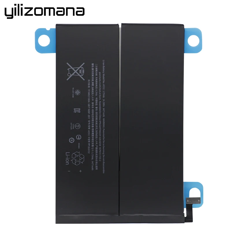 Аккумулятор для планшета YILIZOMANA для Apple iPad Mini 2 3 6471 мАч A1489 A1490 A1491 A1599 сменный литий-ионный аккумулятор+ Инструменты