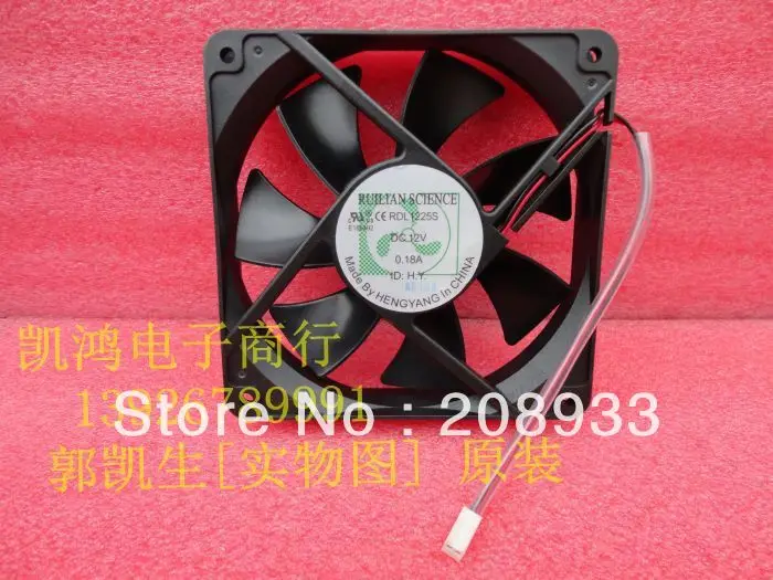 Для RUILIAN SCIENCE RDL1225S 12V 0.18A 12025 12 см тихий вентилятор шасси + охлаждающий