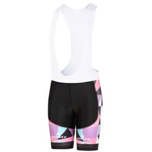 MILOTO для женщин Гонки Велоспорт нагрудник шорты для Ropa Ciclismo Лето mtb Велосипедный спорт Coolmax 3D гель площадку велосипед