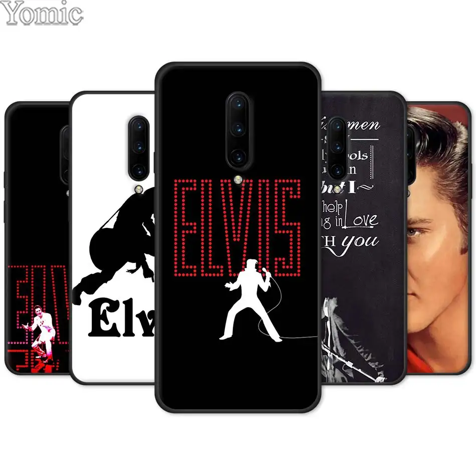 Elvis Presley Black Case for font b Oneplus b font font b 7 b font font