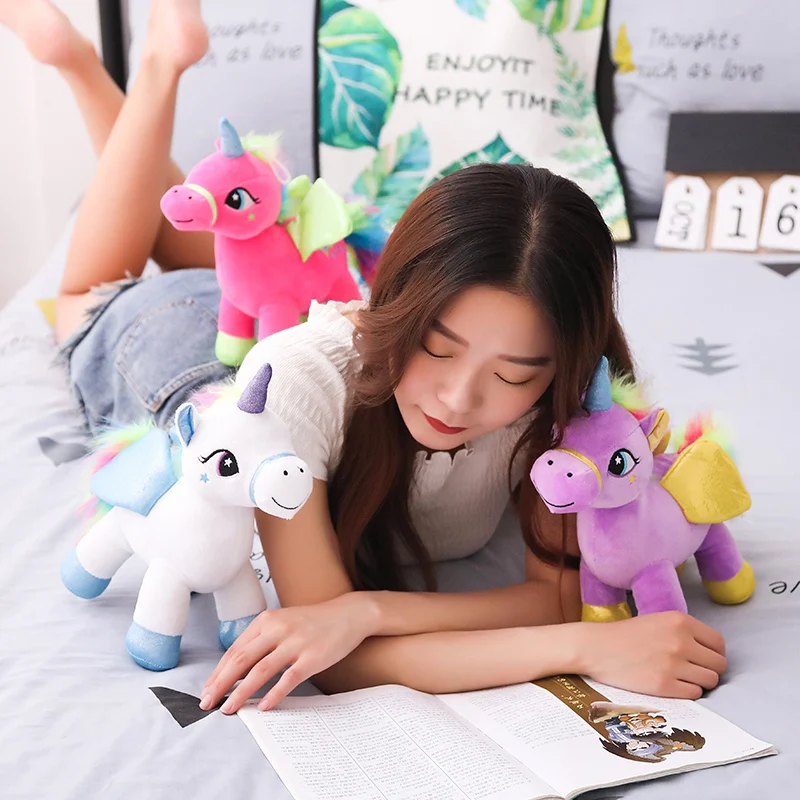 1PCS 30cm cute rainbow unicorn plush toy, Stuffed Animal, kids toys, Christmas gifts 1PCS 30cm cute rainbow unicorn plush toy, Stuffed Animal, kids toys, Christmas gifts