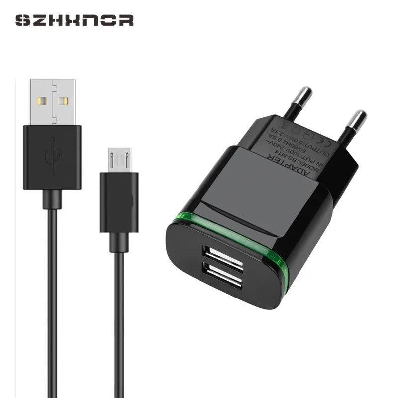 2 порта usb для зарядки 4 А настенное зарядное устройство samsung s4 a3 a5 j5 j7 2016 Xiaomi Redmi 4X 4A 3