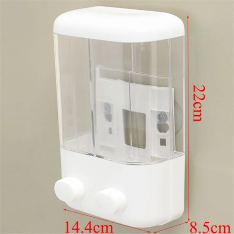 

500/1000ml Shower Gel Lotion Shampoo Liquid Wall Mount Soap Dispenser Pump Bathr