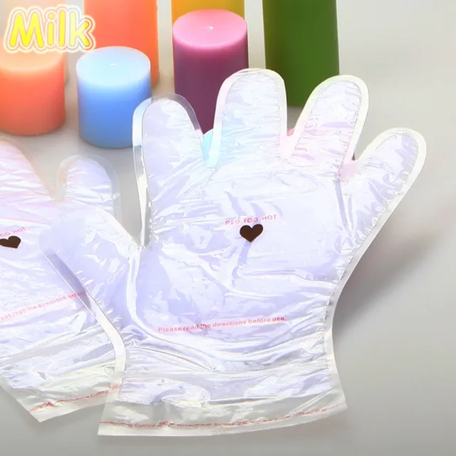 Buy Free Shipping 6pairs Milk Paraffin Wax Hand Gloves