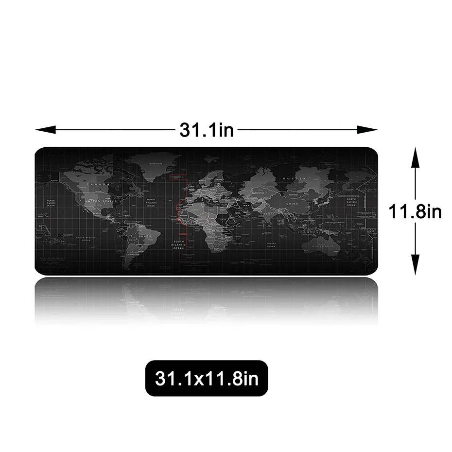 Gaming Mouse Pad Computer Mousepad Large Mouse Pad Gamer Big Mouse Mat Mousepad Rug XL World Map Mause Pad Mat Keyboard Game Mat (7)