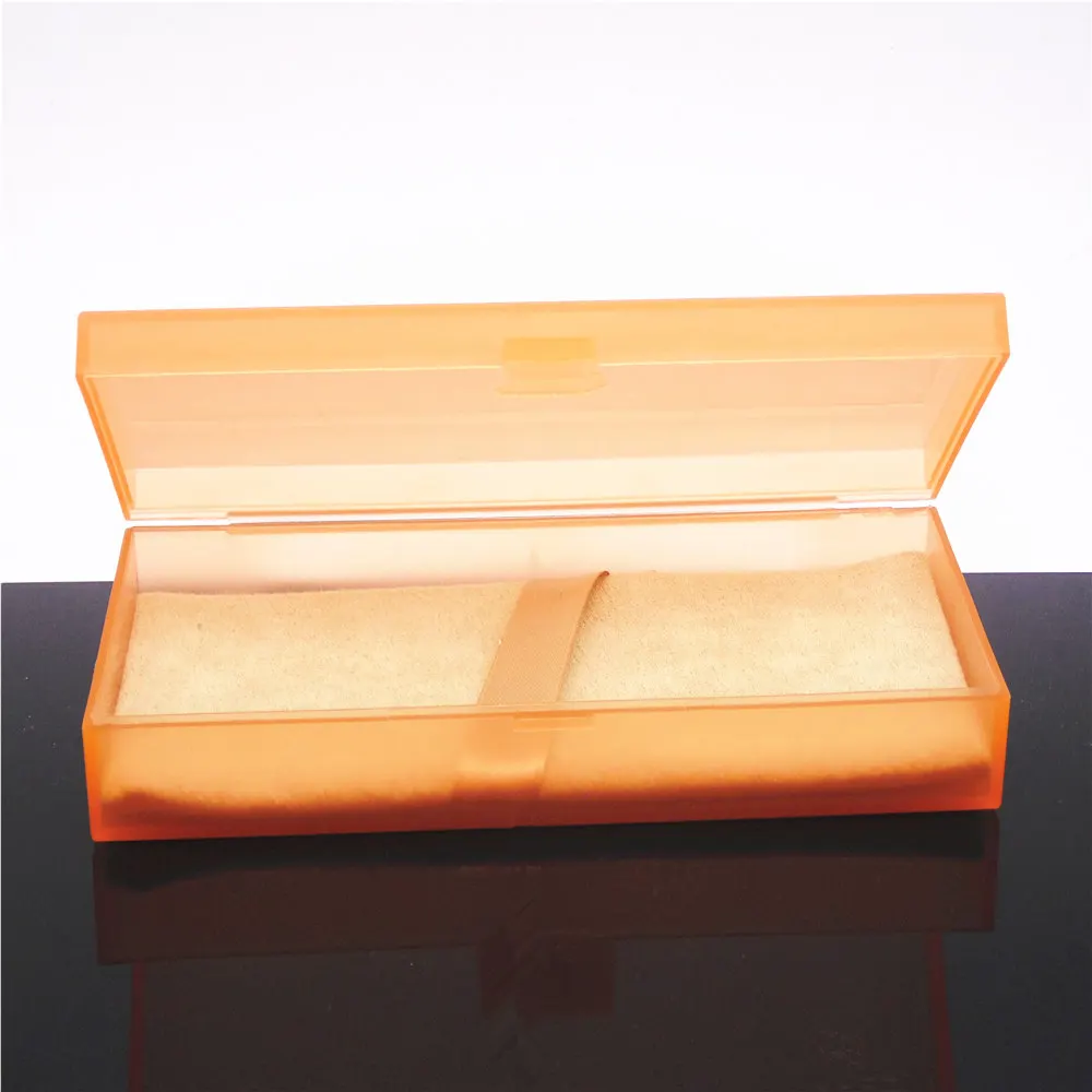 Jinhao 116 Transparent Orange Stationery Box Pencil Cases School
