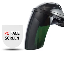 Сварщик сварочный шлем маска для лица PC объектив головка сварочная крышка аргоновая дуга газовый щит Сварка зеленый экран Анти-УФ защитная маска