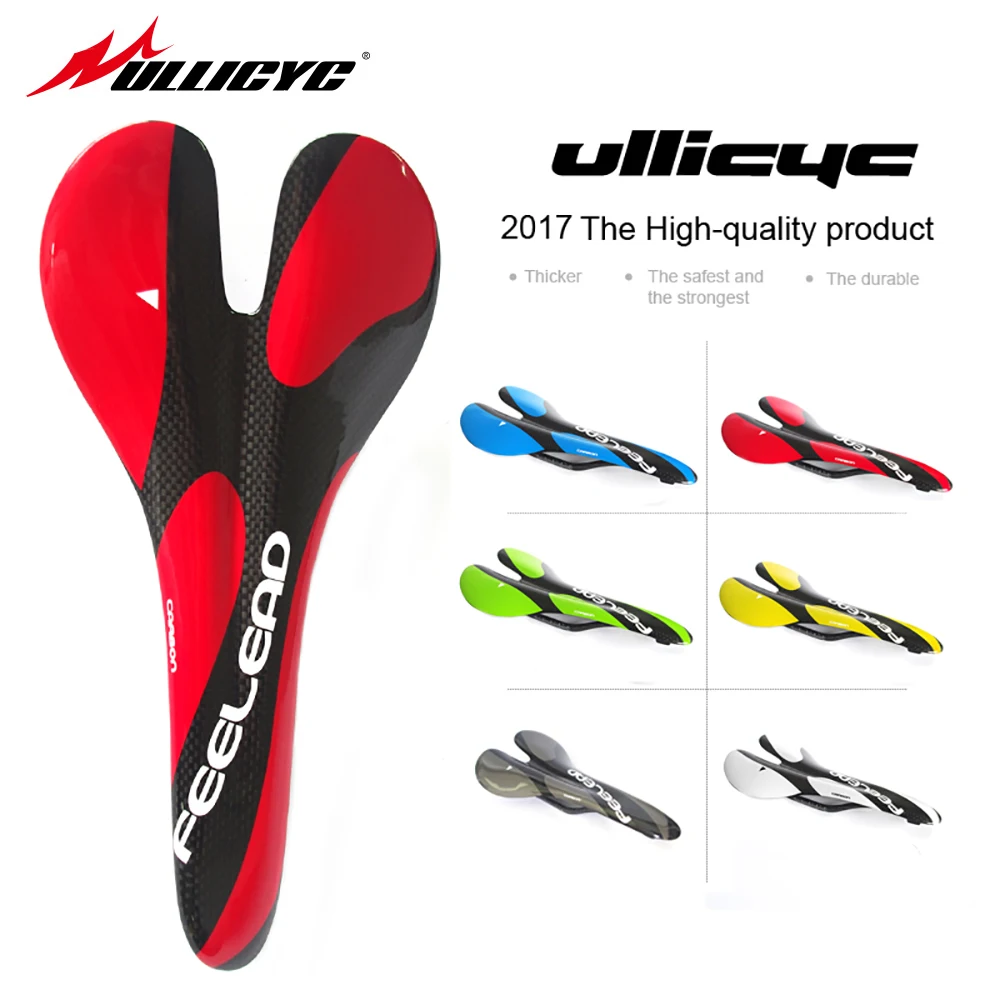 

ULLICYC NEW MTB Mountain Bike Bicycle Cycling carbon Saddle Seat colorful Bicycle Saddle free shipping ZD182