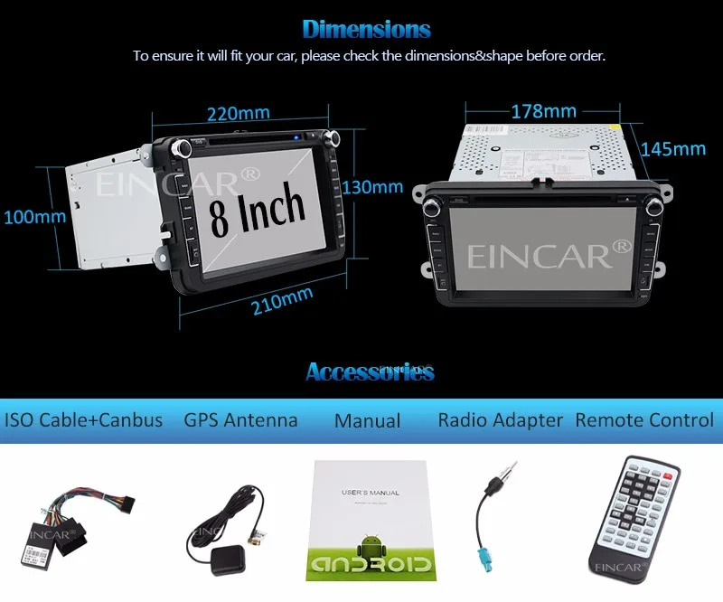 Perfect Android 5.1 Car DVD GPS navigation player For Volkswagen GOLF POLO JETTA TOURAN EOS PASSAT Caddy Car autoradio GPS navigation 11