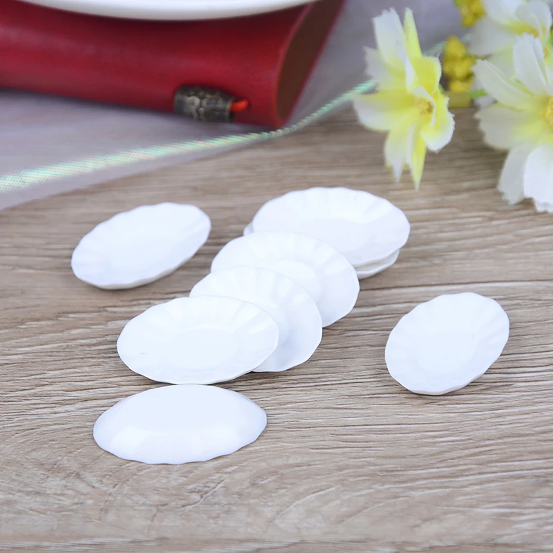 10pcs 1//12 Dollhouse Miniature Kitchen Toy Tray Cup Dish Tableware Set Toy Gh