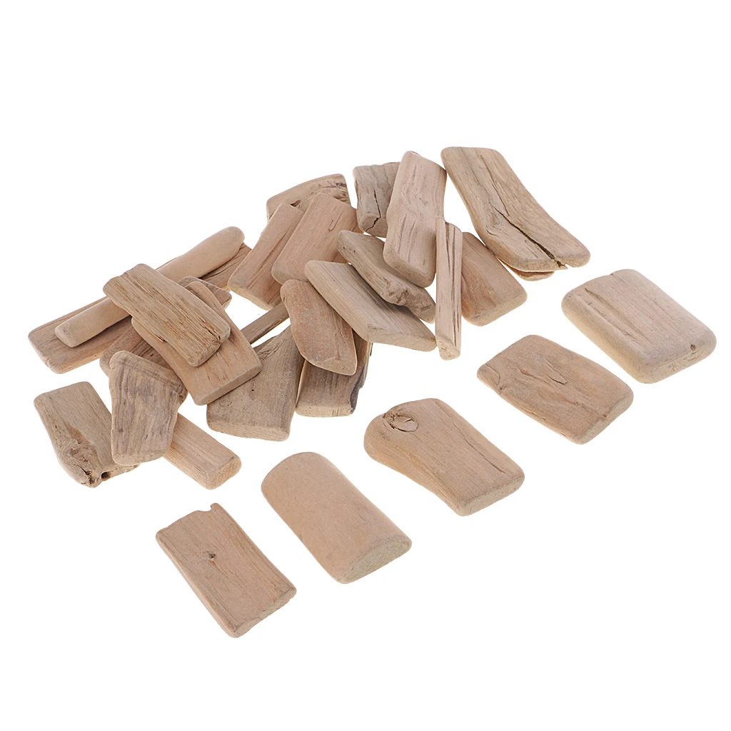 Driftwood Pieces for Crafts Frames Wreath Surf Art Beach Decor (Assorted Shape, 250g)
