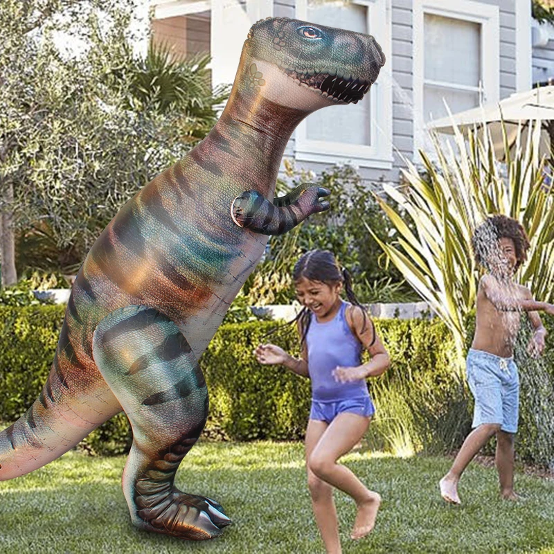 180 см гигантский динозавр во дворе разбрызгиватель для детей и взрослых летний задний двор Открытый Водные игрушки бассейн Аксессуары Детская игра игрушка