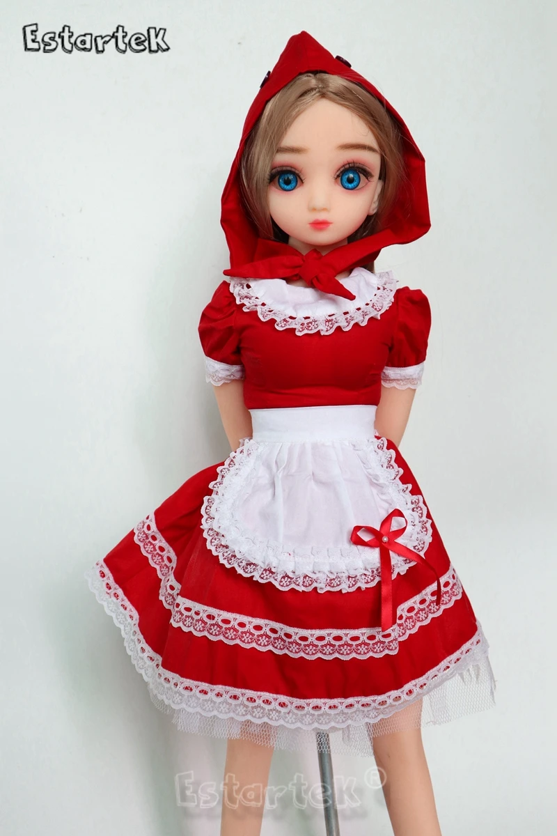 

65cm Estartek 1/3 High Quality Sexy Soft TPE Doll Anime Head Lisa Cosplay Little Red Middle Chest for Fan Holiday Gift