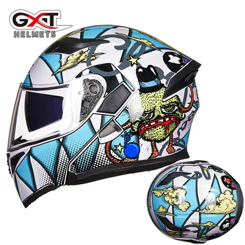 

GXT 902 Motorcycly Full Face Helmet Men's Women's High Safety Modular Flip Up Capacete
