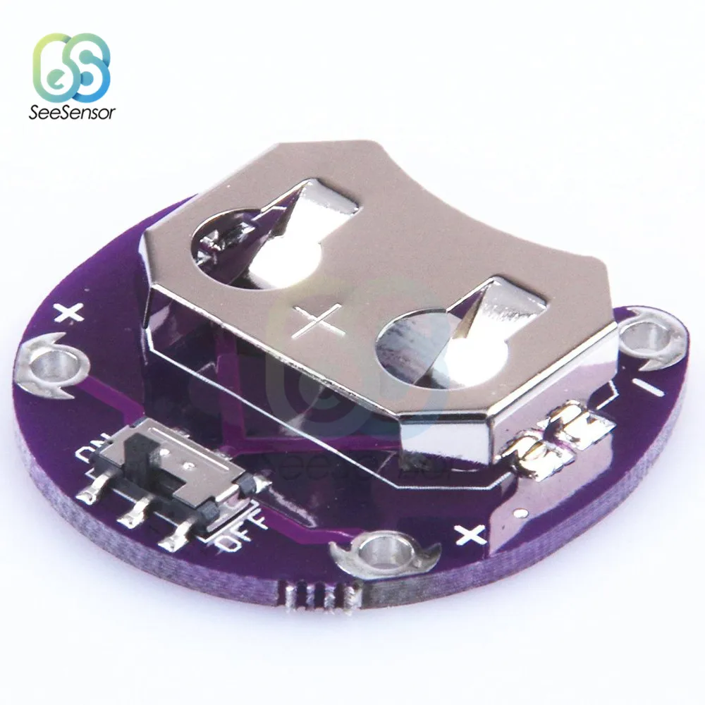 ATmega32U4 LilyPad для Arduino DIY наборы Micro USB ATtiny85 LilyTiny основная плата светодиодный зуммер WS2812 RGB CR2032 ADXL335 - Цвет: CR2032