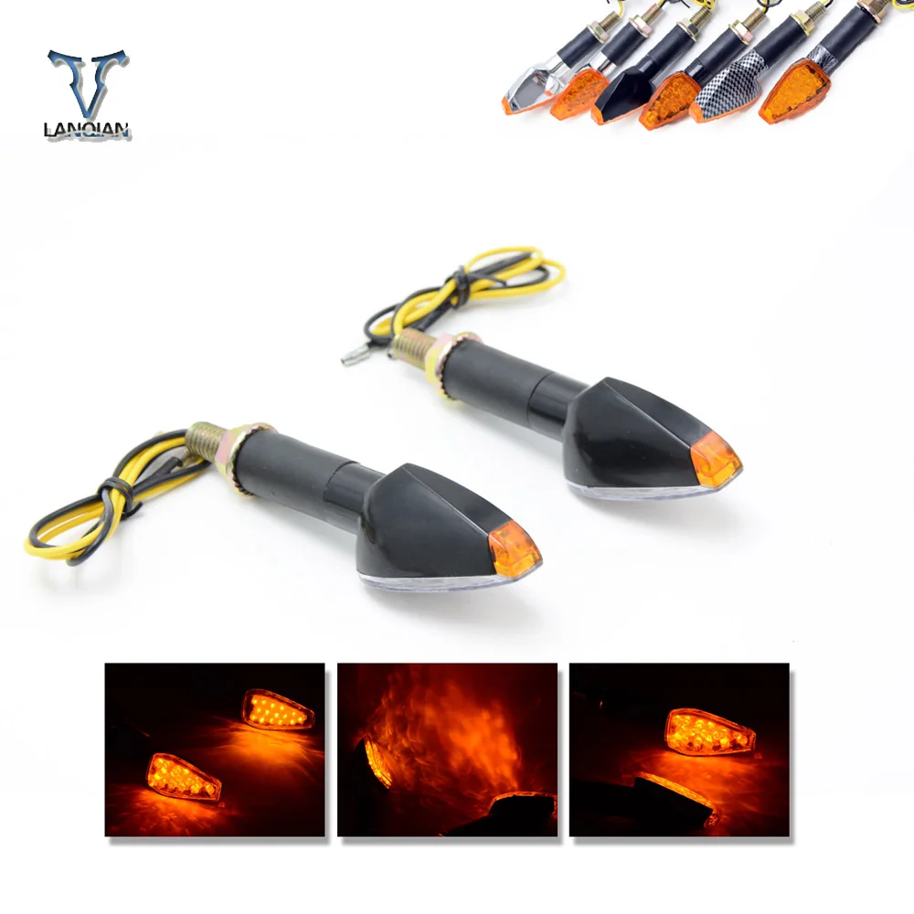 Universal LED Motorcycle LED Flexible Turn Signal Indicators Lights/lamp For honda vfr800 vfr800f vtr1000 firestorm