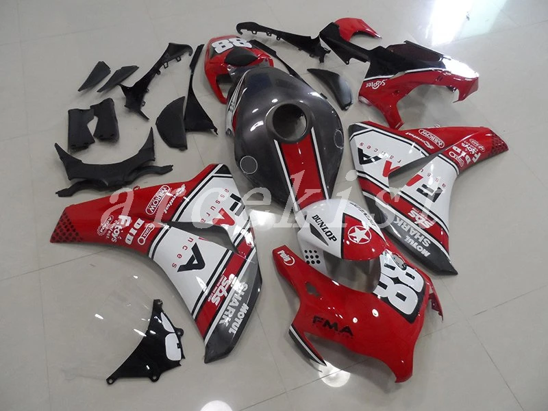 

New Injection ABS Full Fairing kit Fit For Honda CBR1000RR CBR1000 CBR 1000RR 2008 2009 2010 2011 08 09 10 11 custom gray red