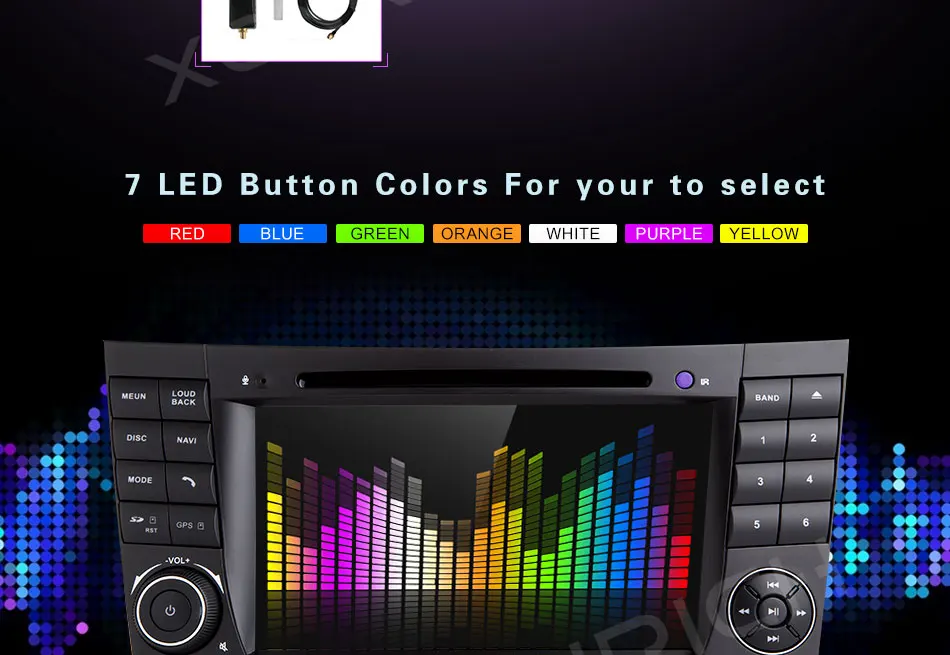Discount 2 Din AutoRadio Car DVD Player For Mercedes W211 CLS W219 W463 CLK W209 E320 E300 55 E200 E220 E240 E350 E280 Multimedia Stereo 15