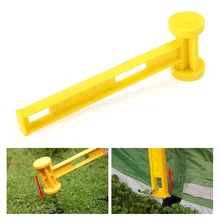 Многофункциональный гвоздь Молот кемпинговый тент колышек пластиковый молоток колышек Съемник Extactor портативный PE молоток ручные инструменты