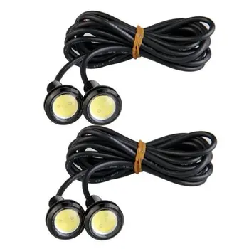 

TOYL 4 x LED Lamp Bulb Rear Backup Lights DC 12V 3W White for Car